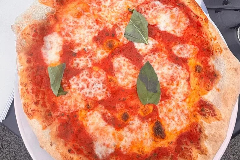 Margherita pizza at Emmanuela’s in Pontcanna
