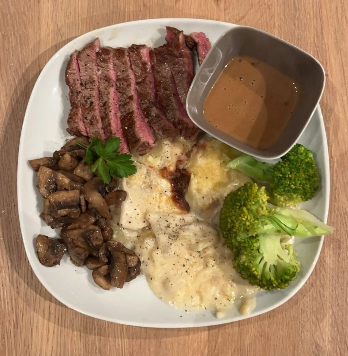 My steak dinner last night!