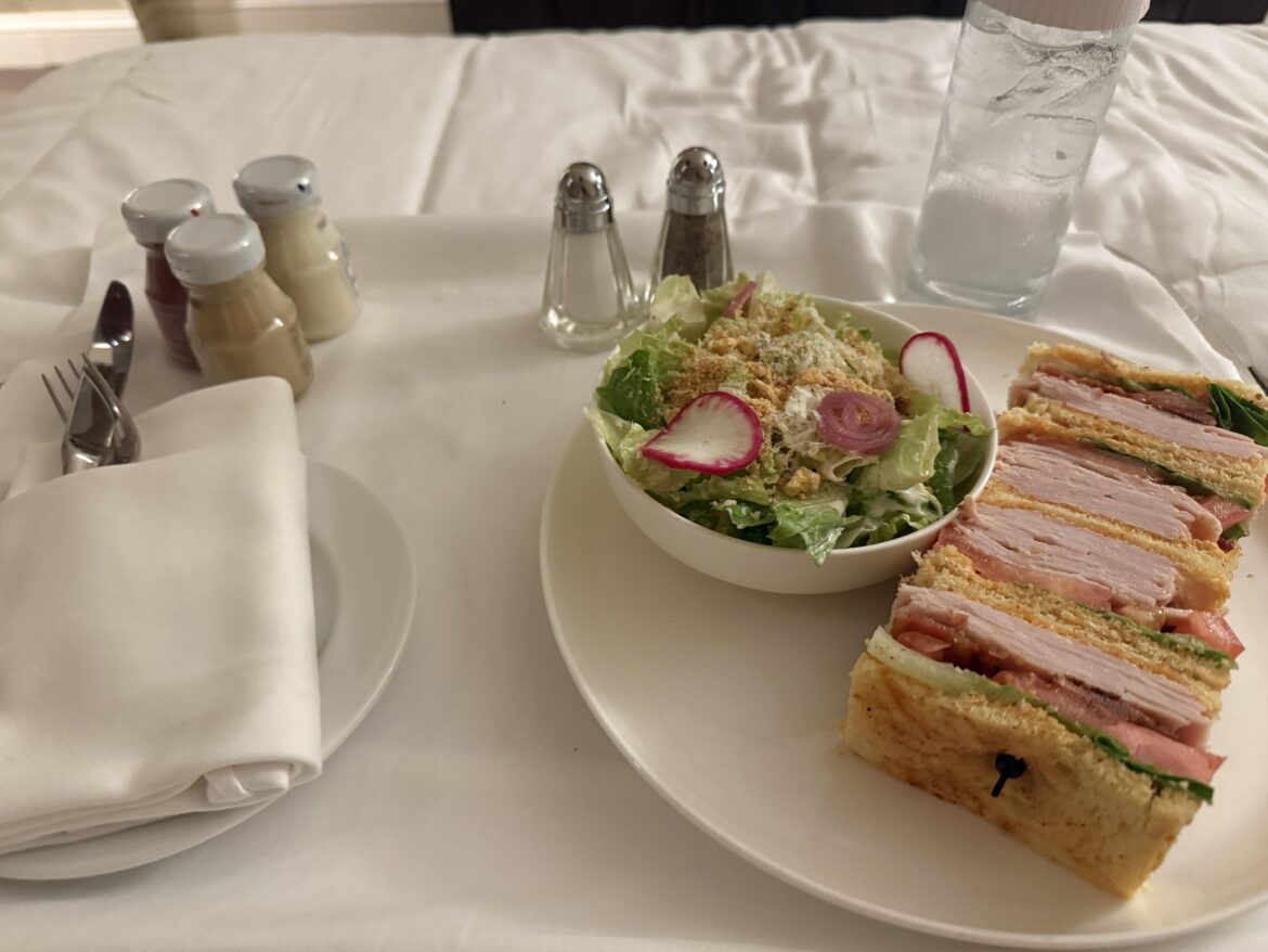 A late night turkey club