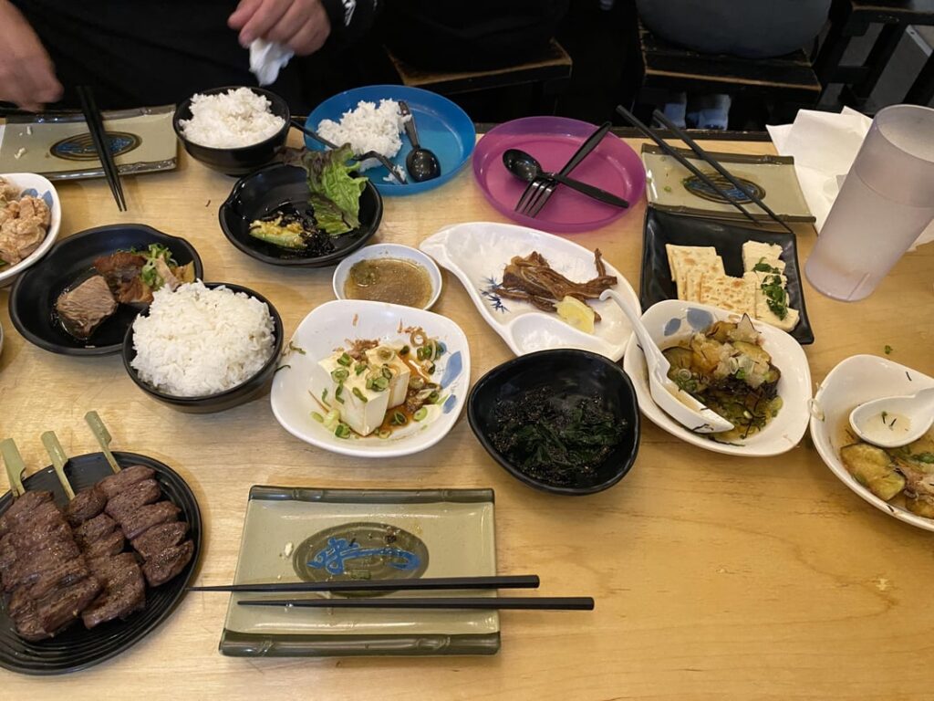 Last nights dinner at Shin Sen Gumi Yakitori