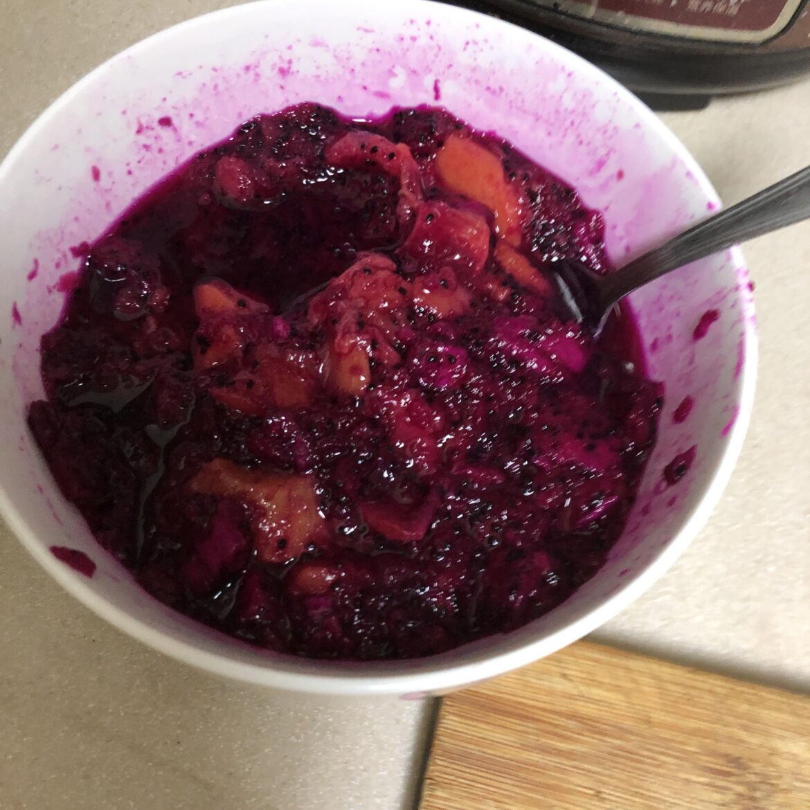 I just be at the crib eating straight up man made horror