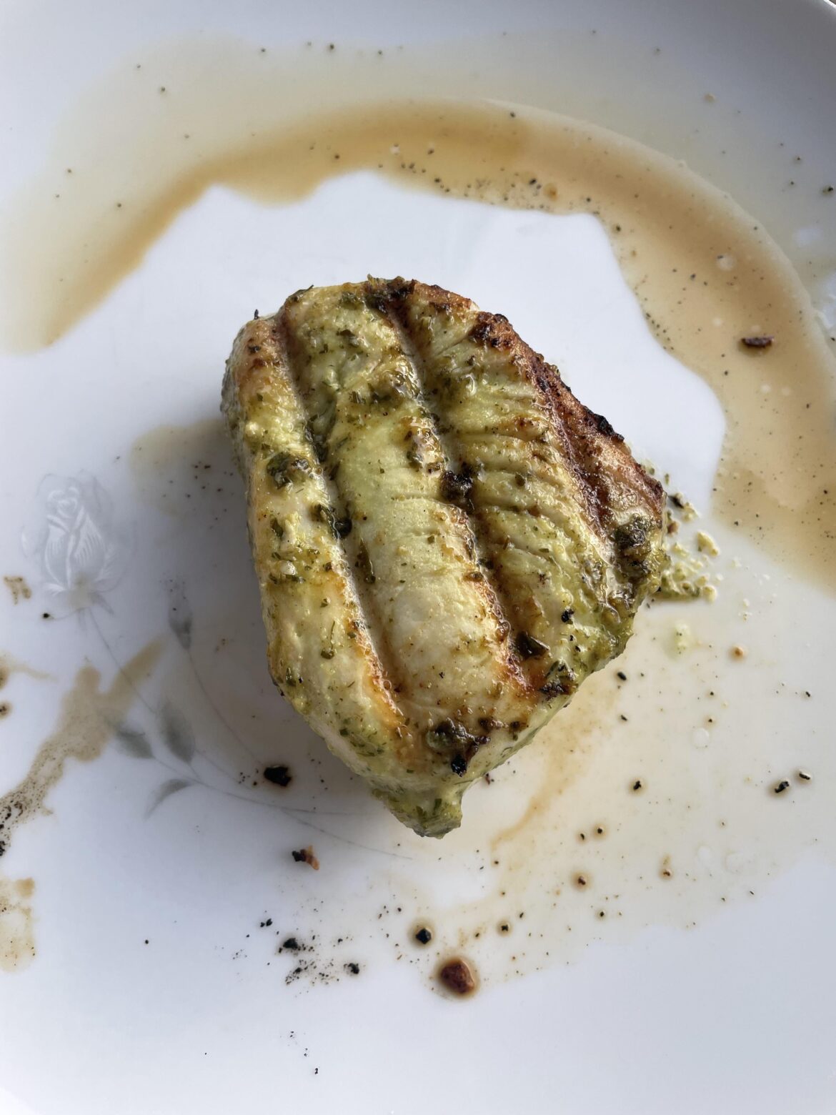 Excuse the messy plate but here’s some Wahoo I grilled for my moms birthday dinner Excuse the messy plate but here’s some Wahoo I grilled for my moms birthday dinner