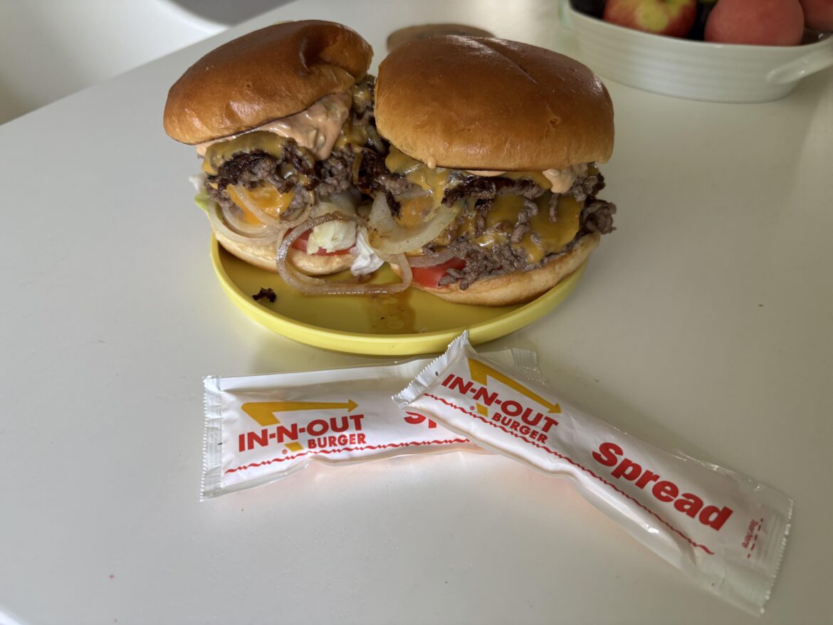 Brought back In N Out spread to Germany for home made burgers