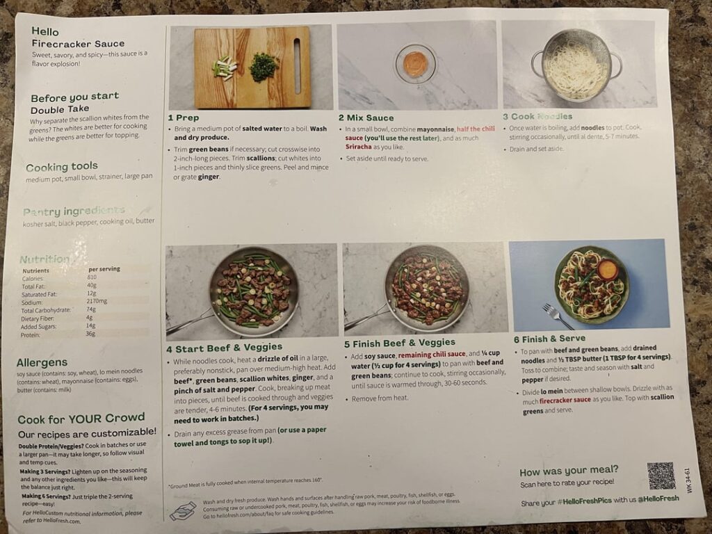 Firecracker Beef Lo Mein