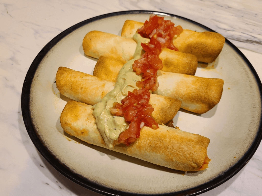 Loaded Pork Taquitos
