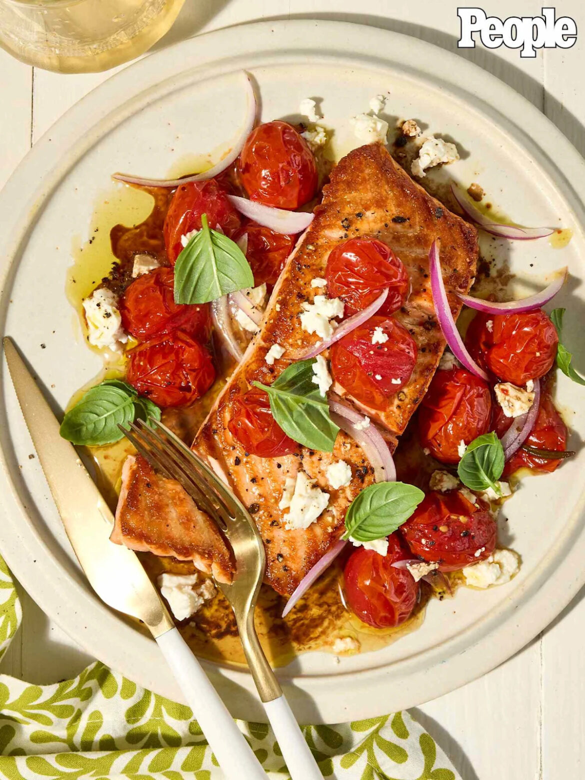 Daen Lia 'Captures the Flavors of the Mediterranean' with Her Cherry Tomato Confit-Topped Salmon
