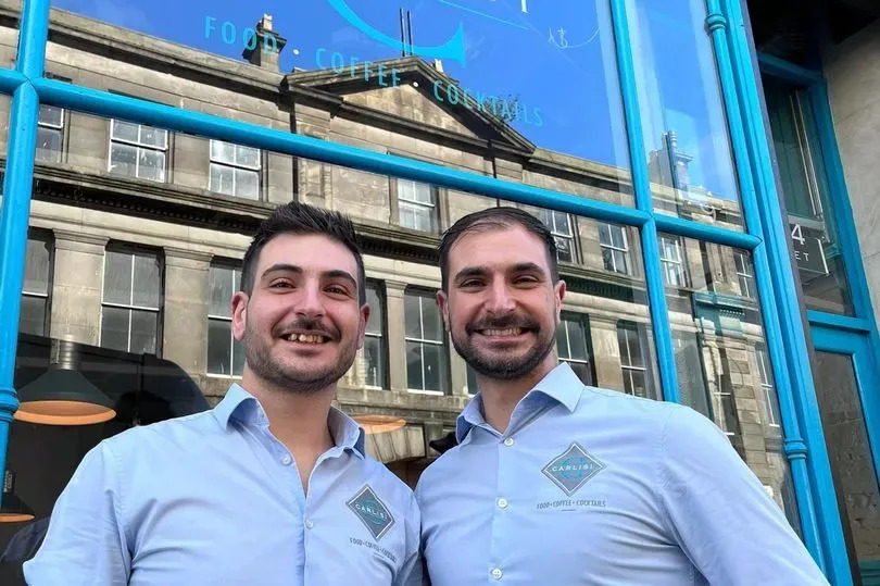Alessio and Federico Carlisi outside Carlisi on Dale Street