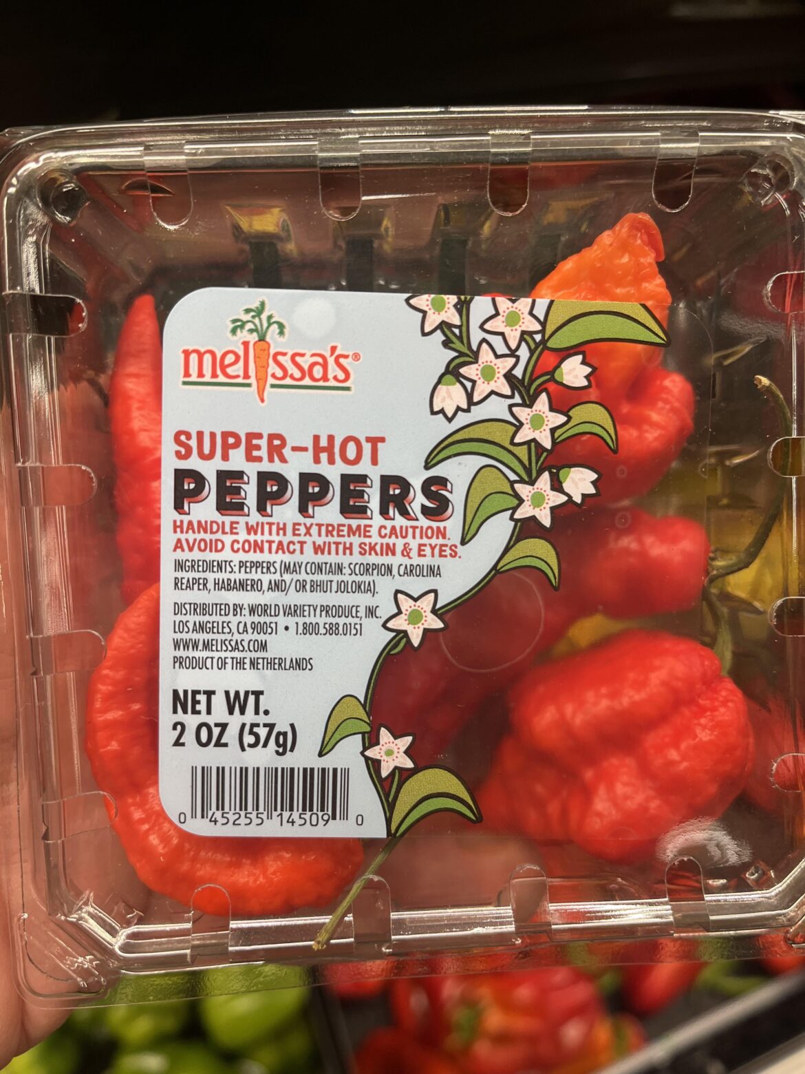 Super-hot Peppers in the Supermarket