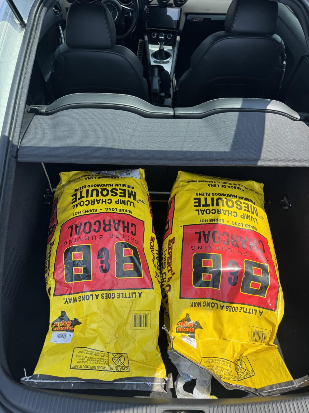 Lump charcoal on sale at Walmart