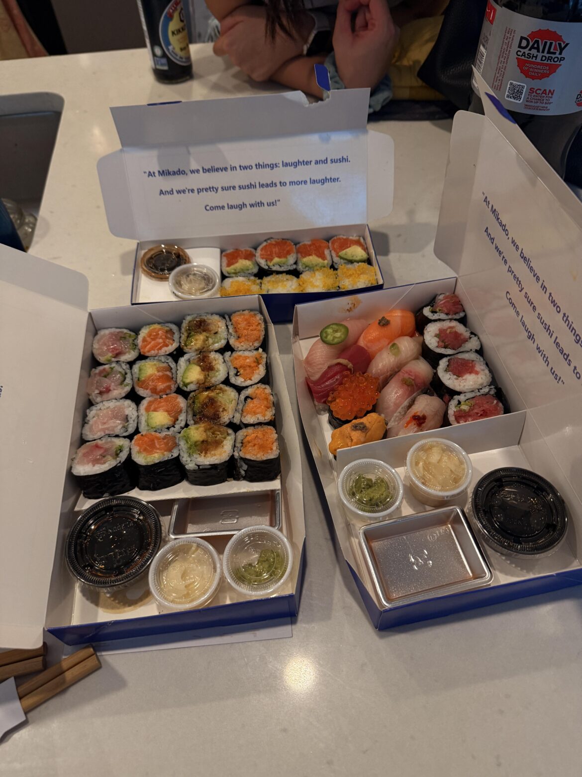 Delivery sushi in NYC 😩