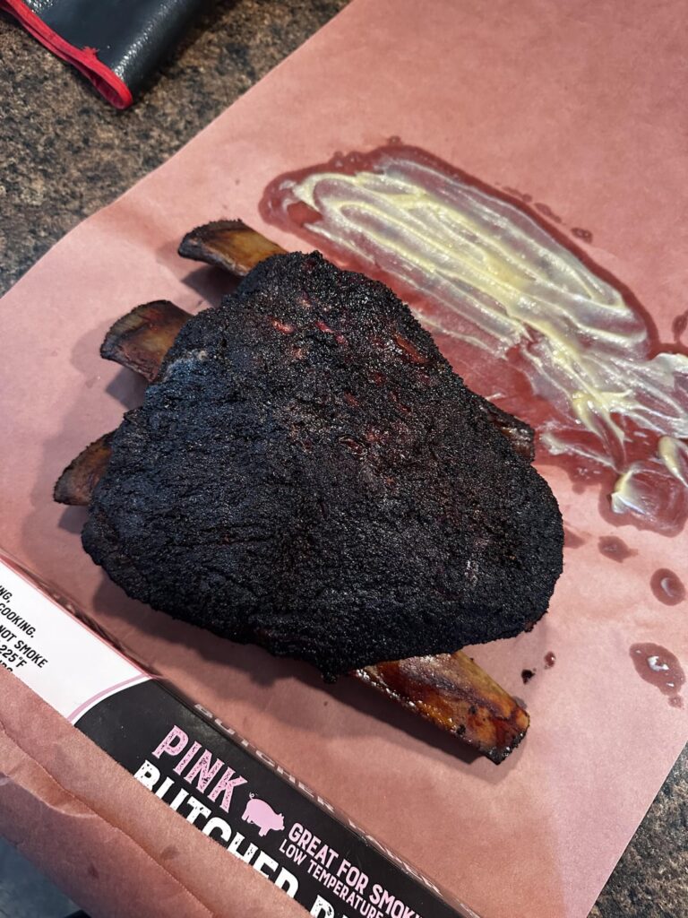 Plate short ribs on the Big Joe Plate short ribs on the Big Joe