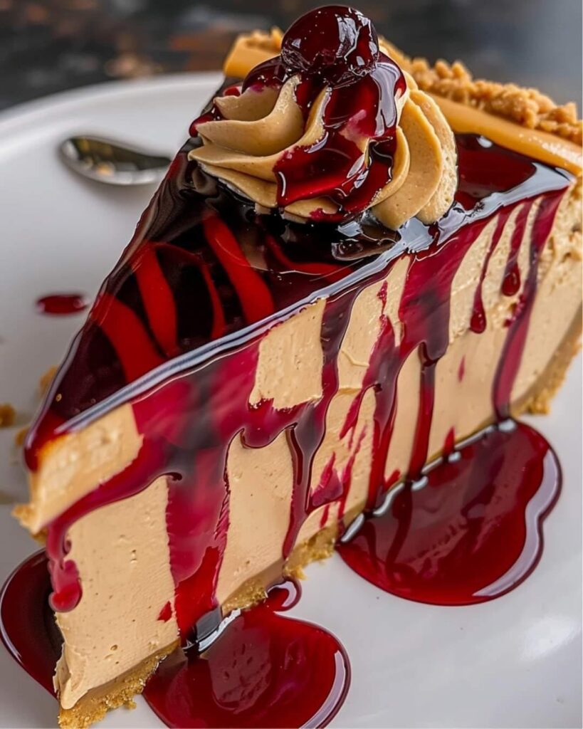 Peanut butter and Jelly Cheesecake