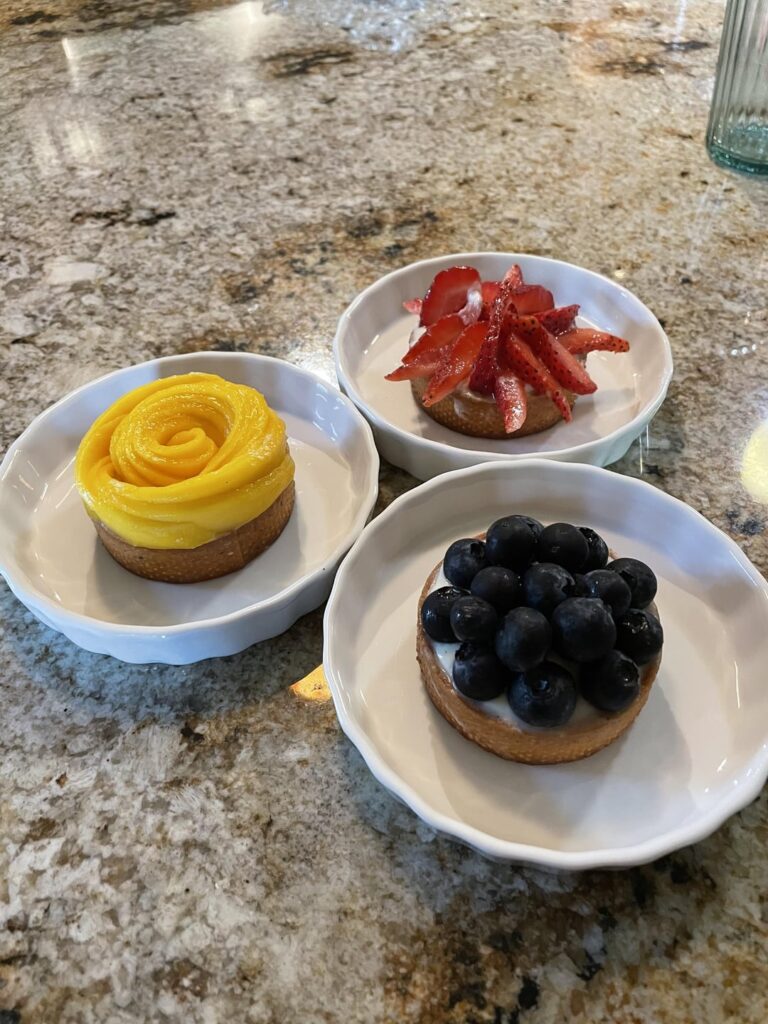 fresh fruit tartlets