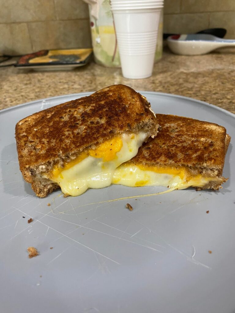 american, havarti, and gouda cheese