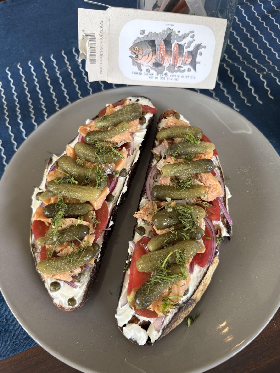 My favorite tin, I usually just eat it straight. On toast today!