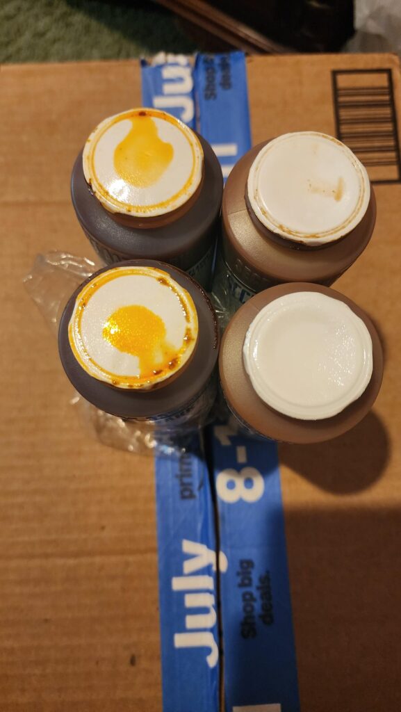 Sauces ordered arrived with bad seals...
