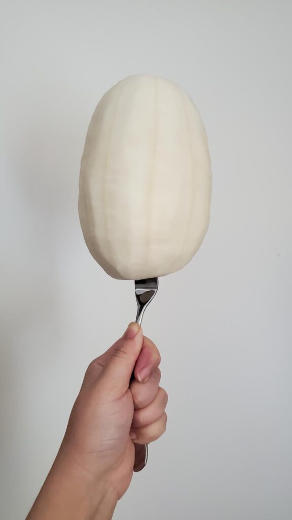 I asked yesterday for recipe suggestions that use chamoe, and someone made an extremely convincing argument to "just eat it"