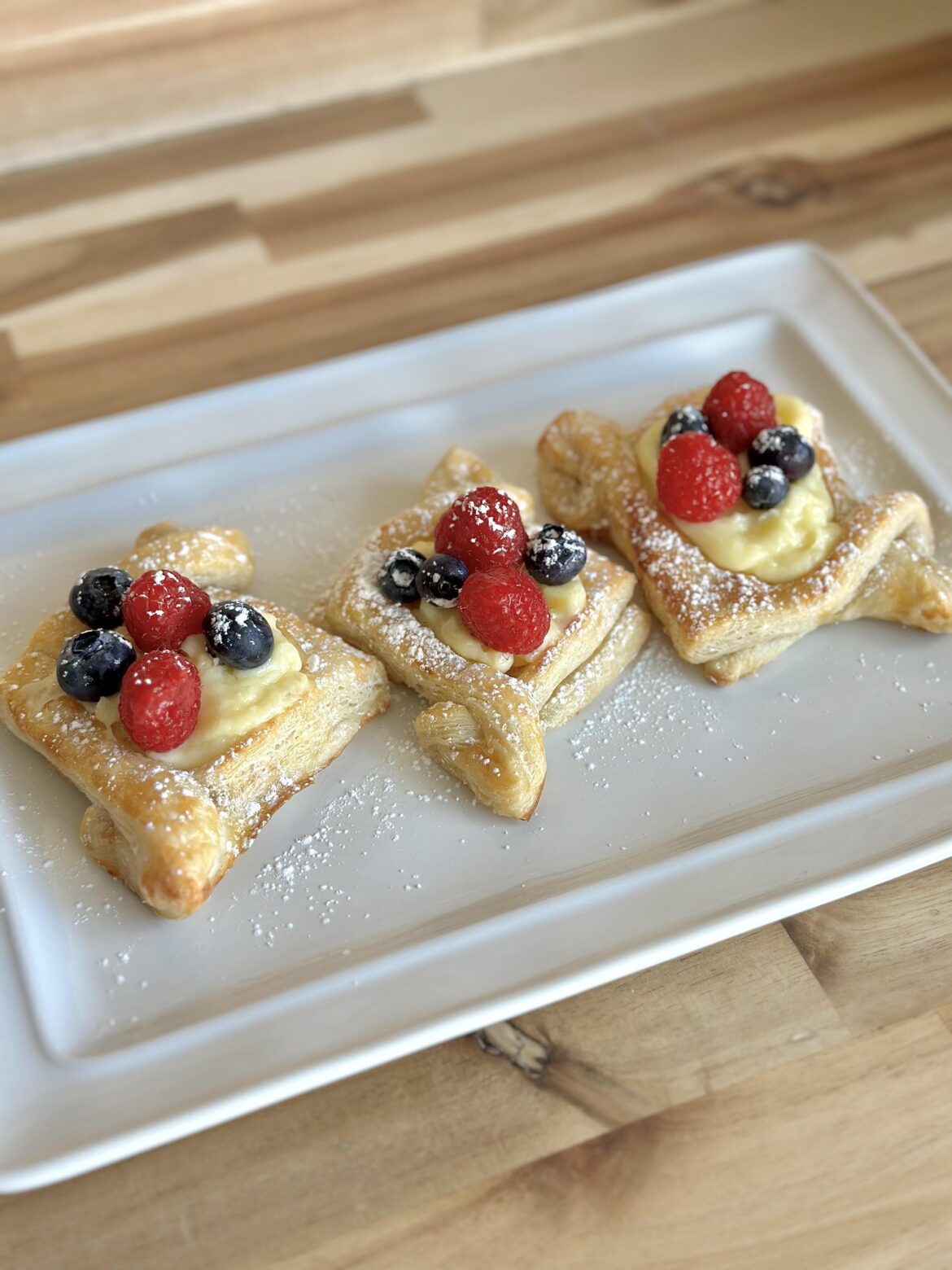 Vanilla Custard/Mixed Berry Danishes :)