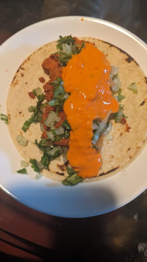 Some tacos I made this week.