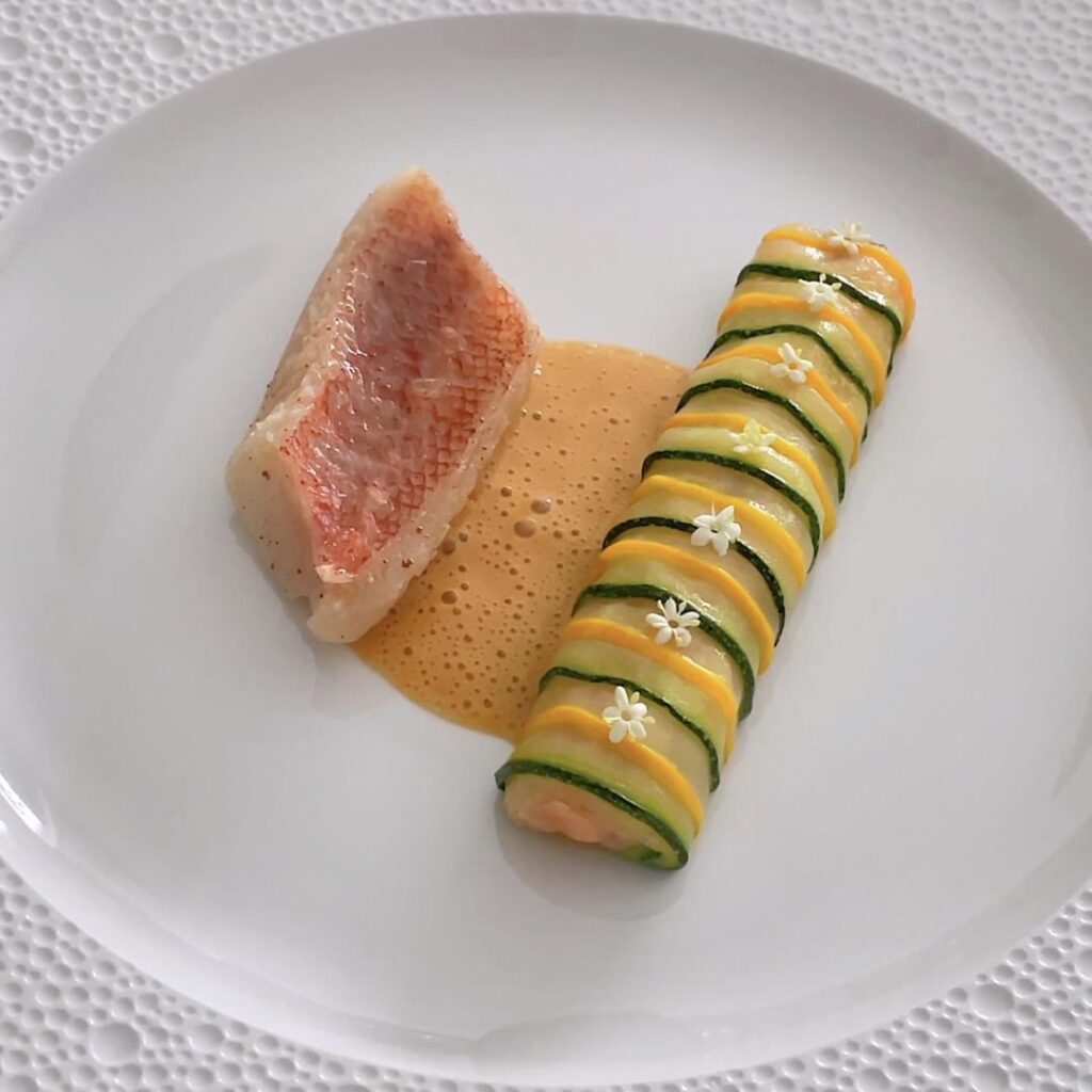 Kinki Fish, Shrimp & Zucchini