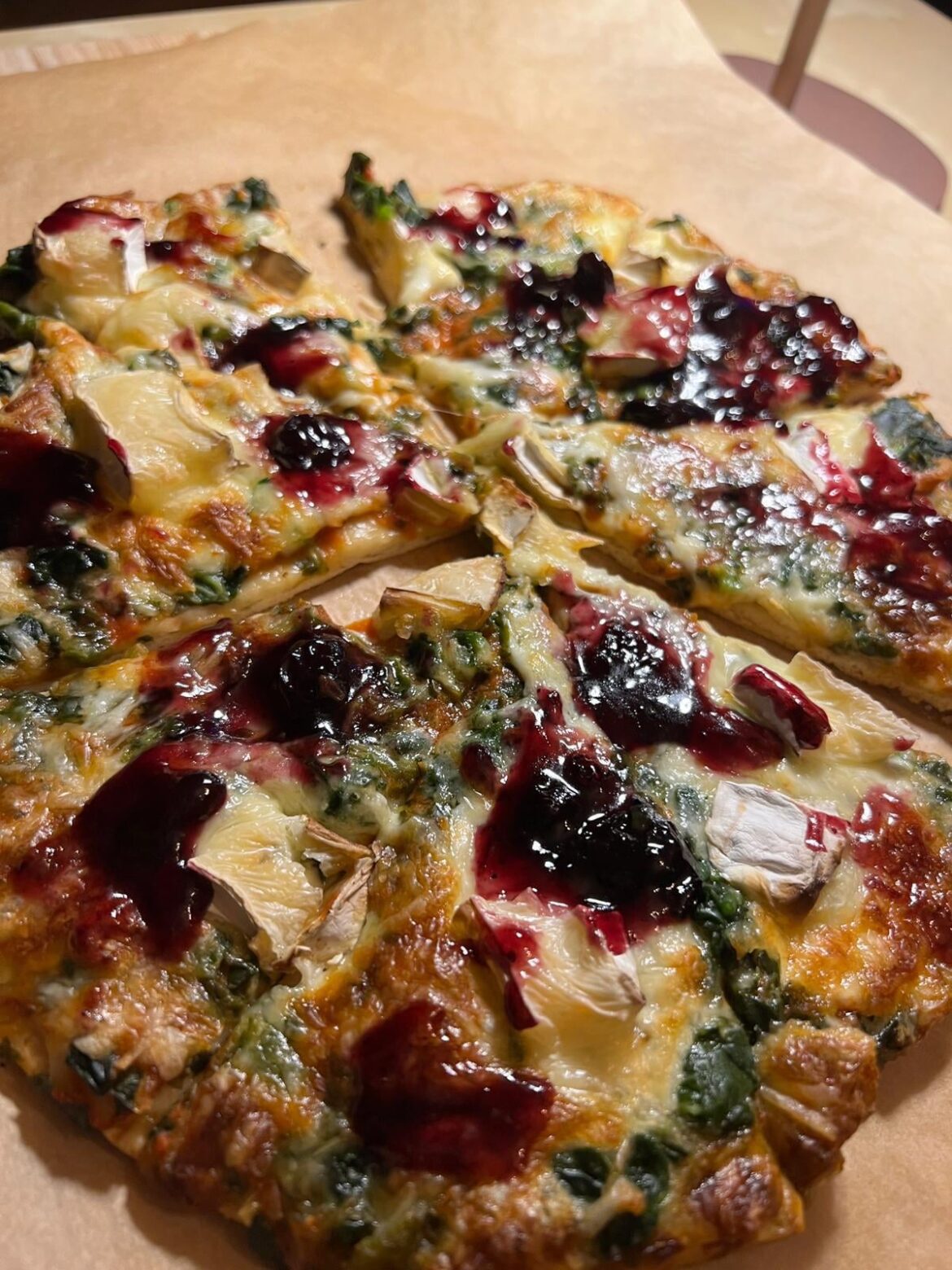 Blueberry Jam Pizza