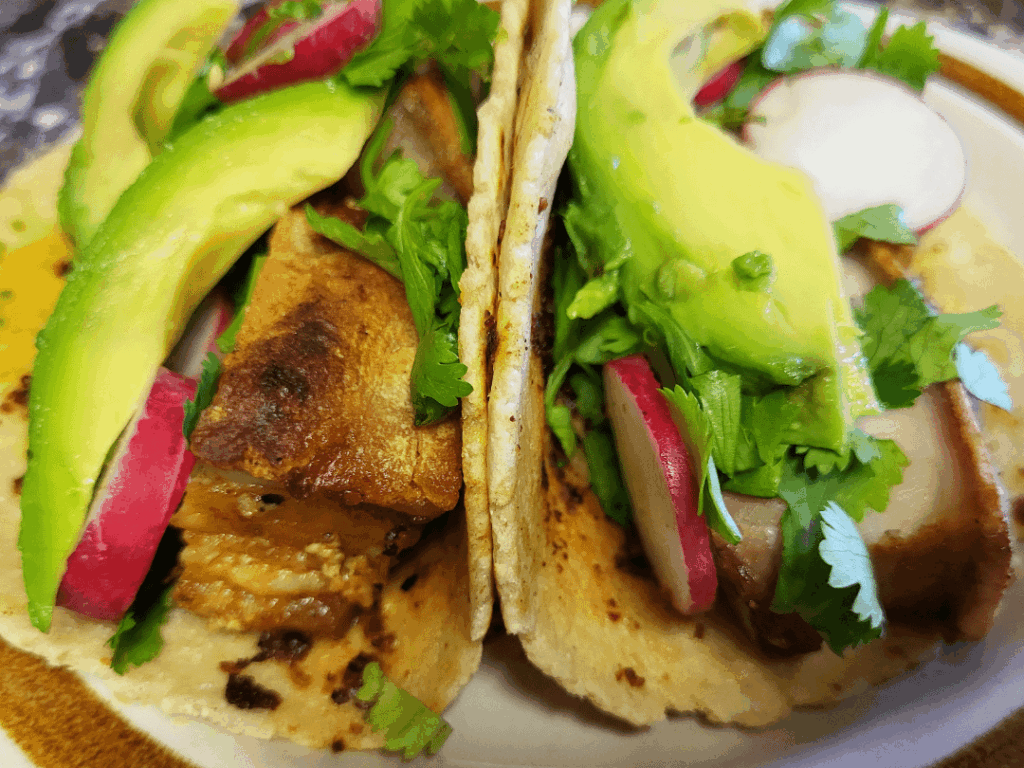 Smoked/Crispy Skin Pork Belly Tacos...