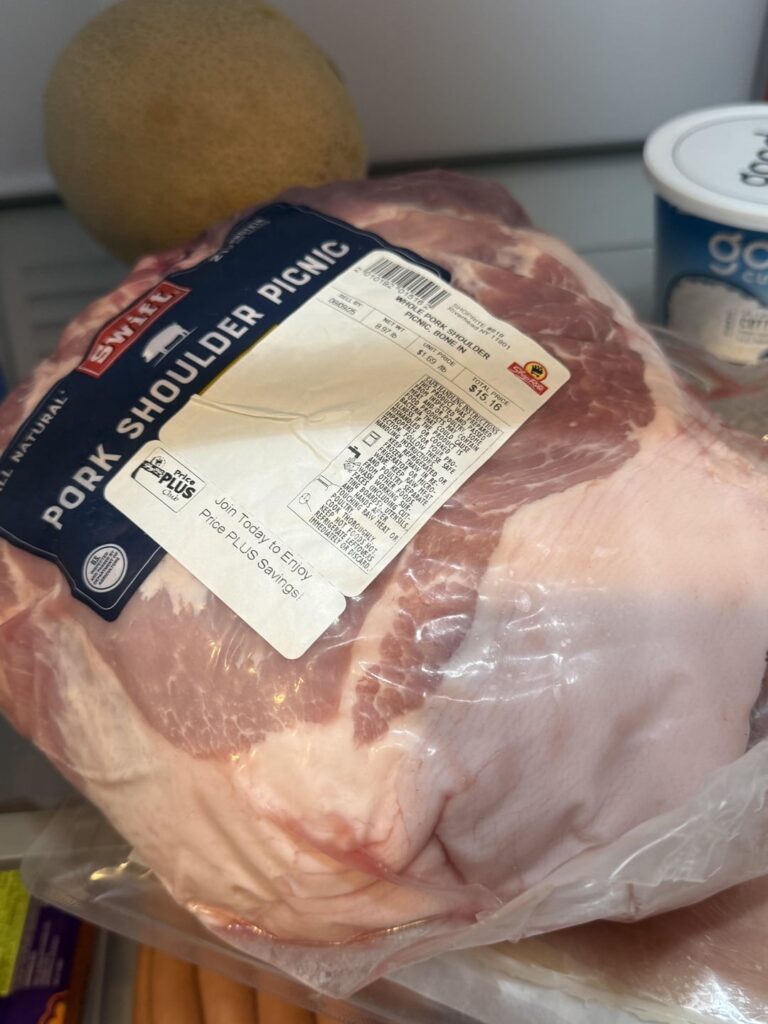 Is this skin or fat on this pork shoulder picnic?