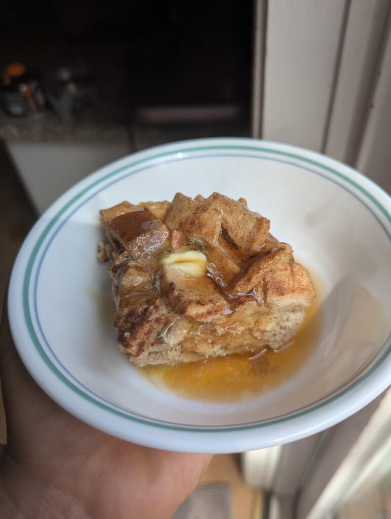 High protein French toast bake