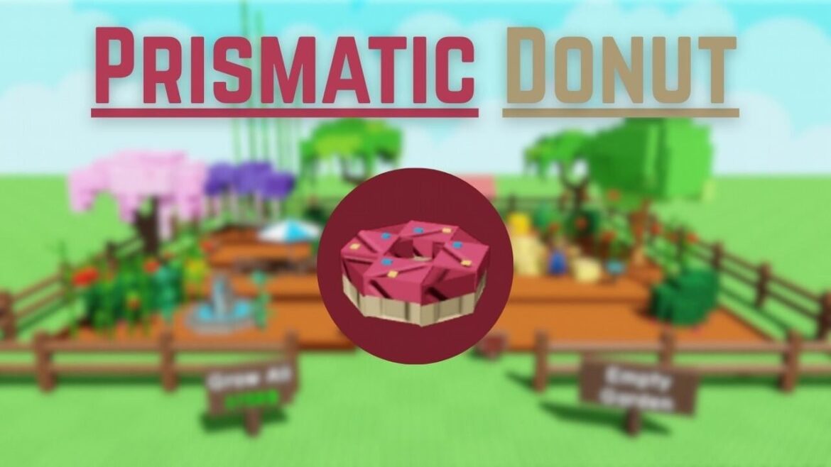 How to make prismatic donut in Grow a Garden (GaG). Plus recipes for other rarities, image source: Grow a Garden, Developer: Splitting Point Studios, Roblox, Developer: Roblox Corporation.
