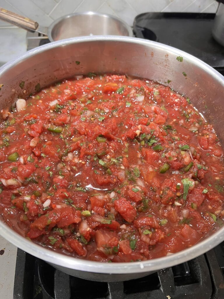 Today was salsa day 🌶