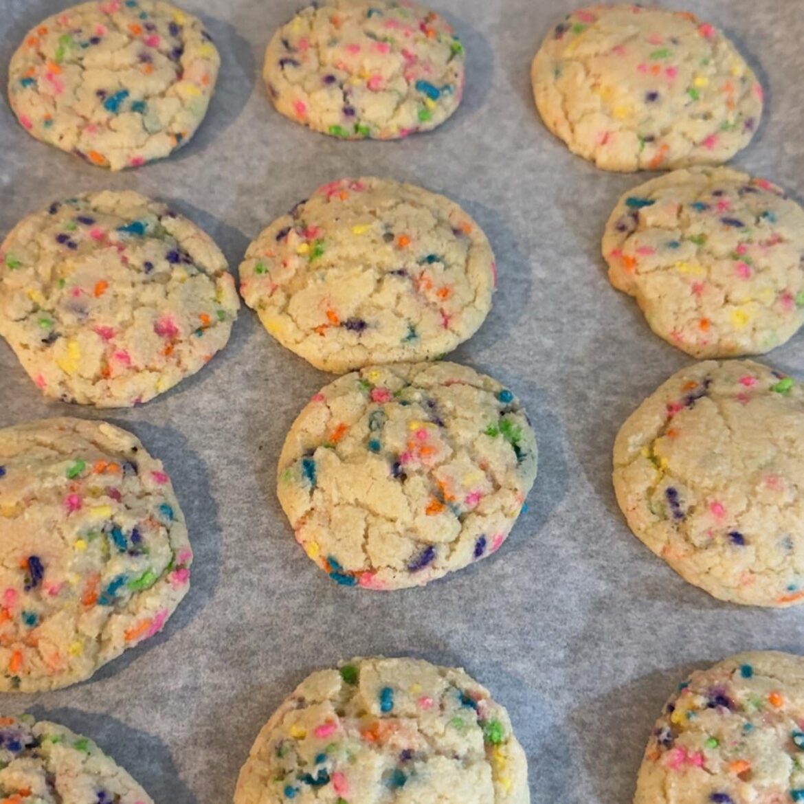 [homemade] I made these sprinkle cookies
