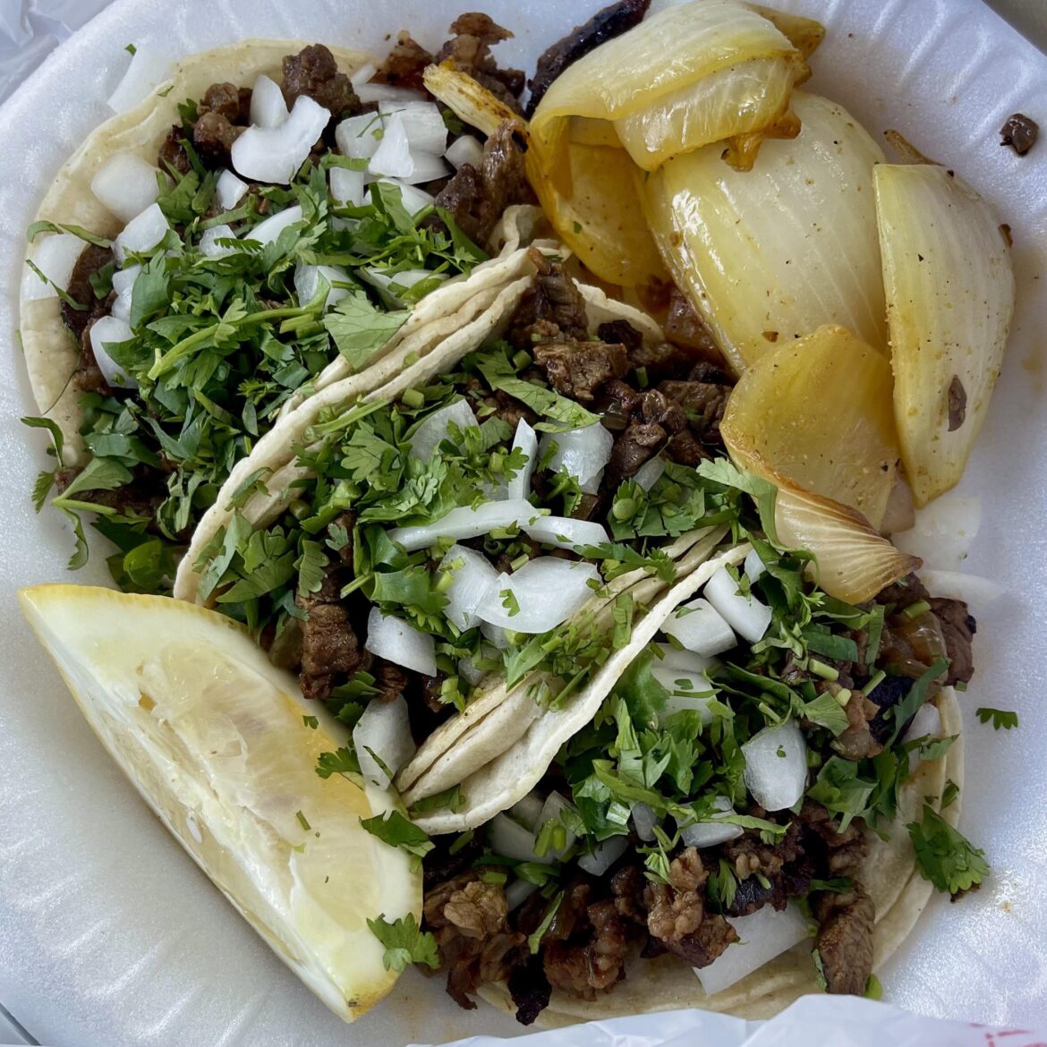 The best tacos from a taco truck nearby. I crave them almost every day