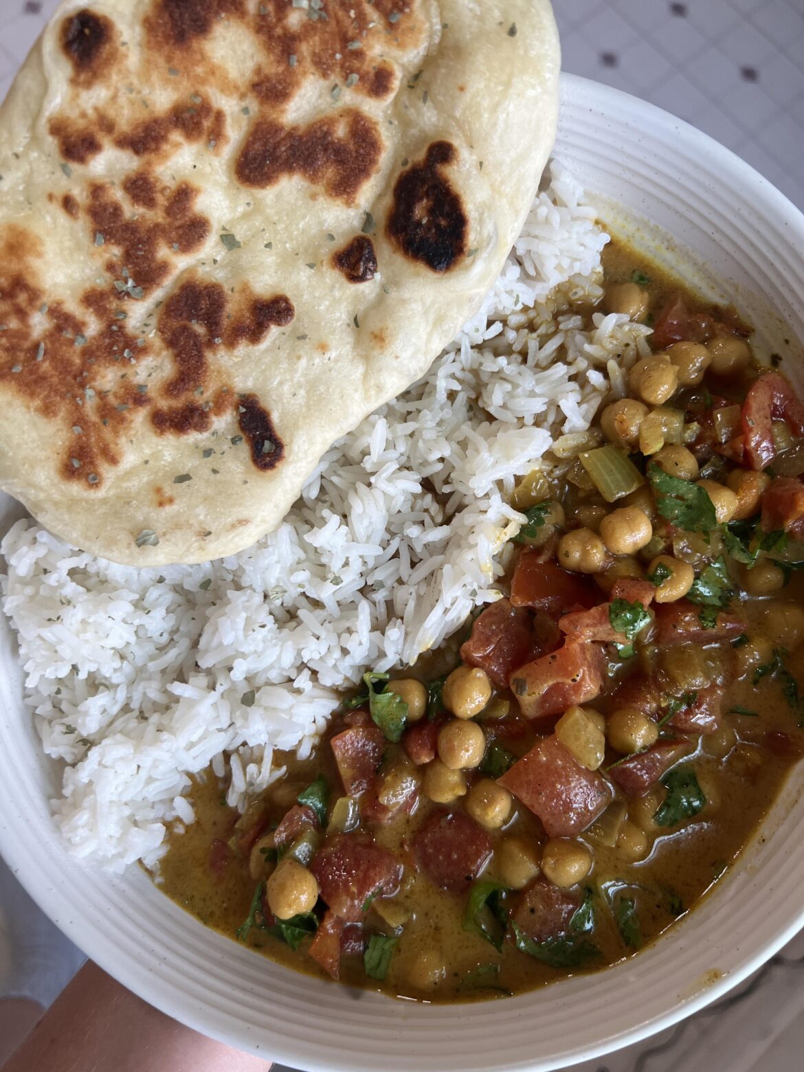 Chickpea curry to break the cycle