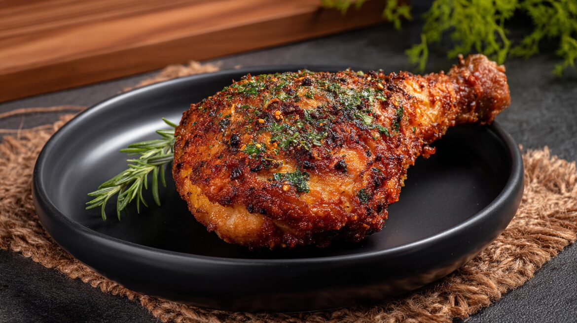 Fried chicken w/ spices