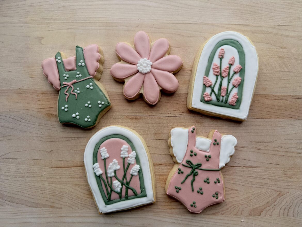 First cookies I’ve decorated!Test batch for my sisters baby shower.