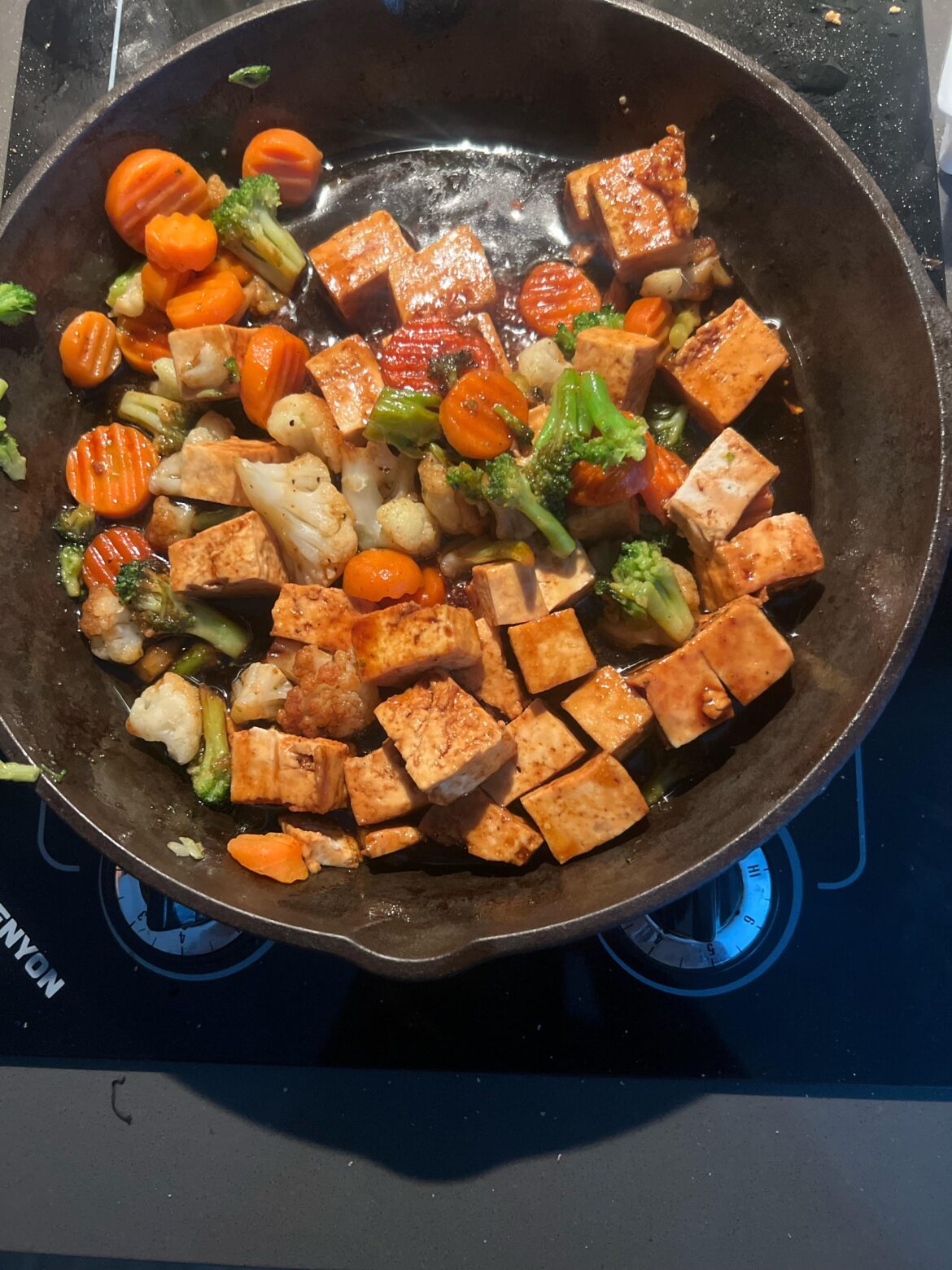 Stir-Fry Tofu + veggies