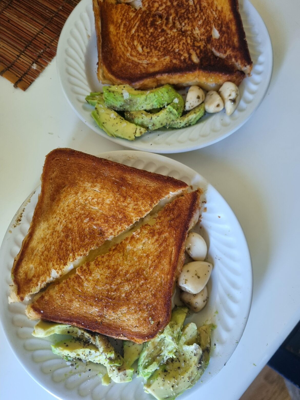 Grilled cheese for breakfast