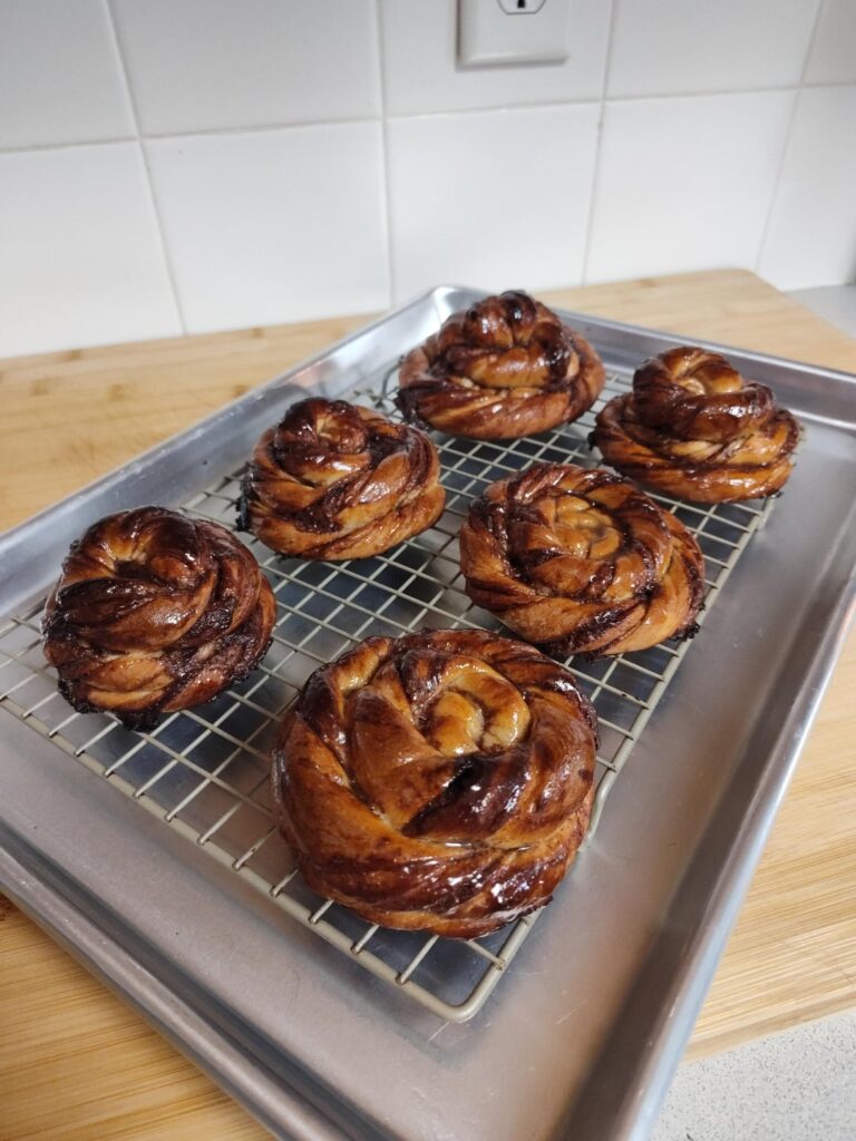 First attempt at Cardamom Buns