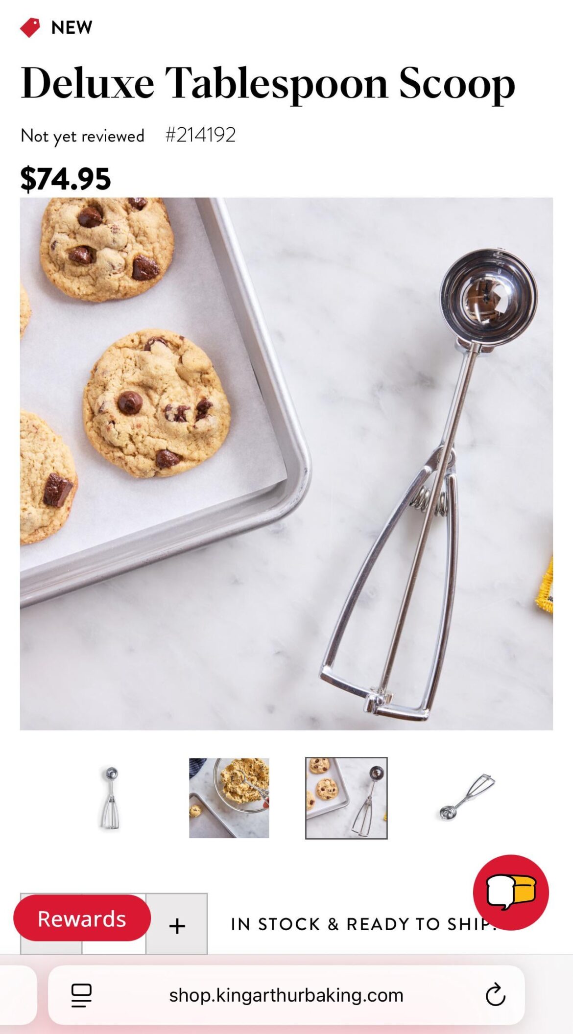 Girl, I know you are not selling a COOKIE SCOOP for $75