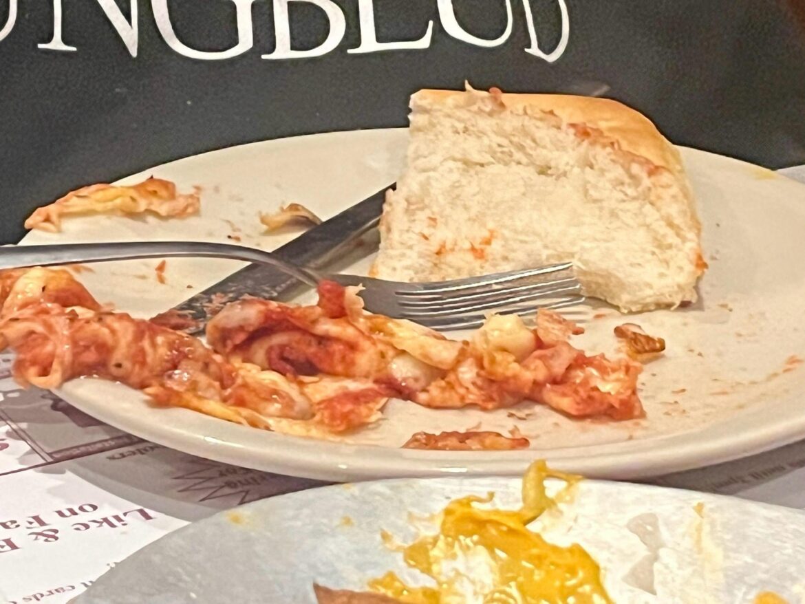 My sister does this to her pizza.