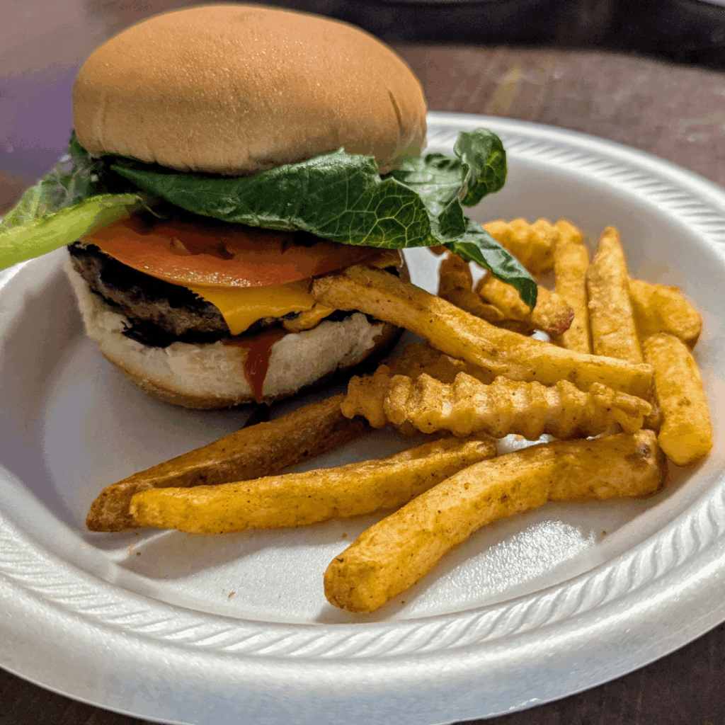 Cajun sausage cheeseburgers