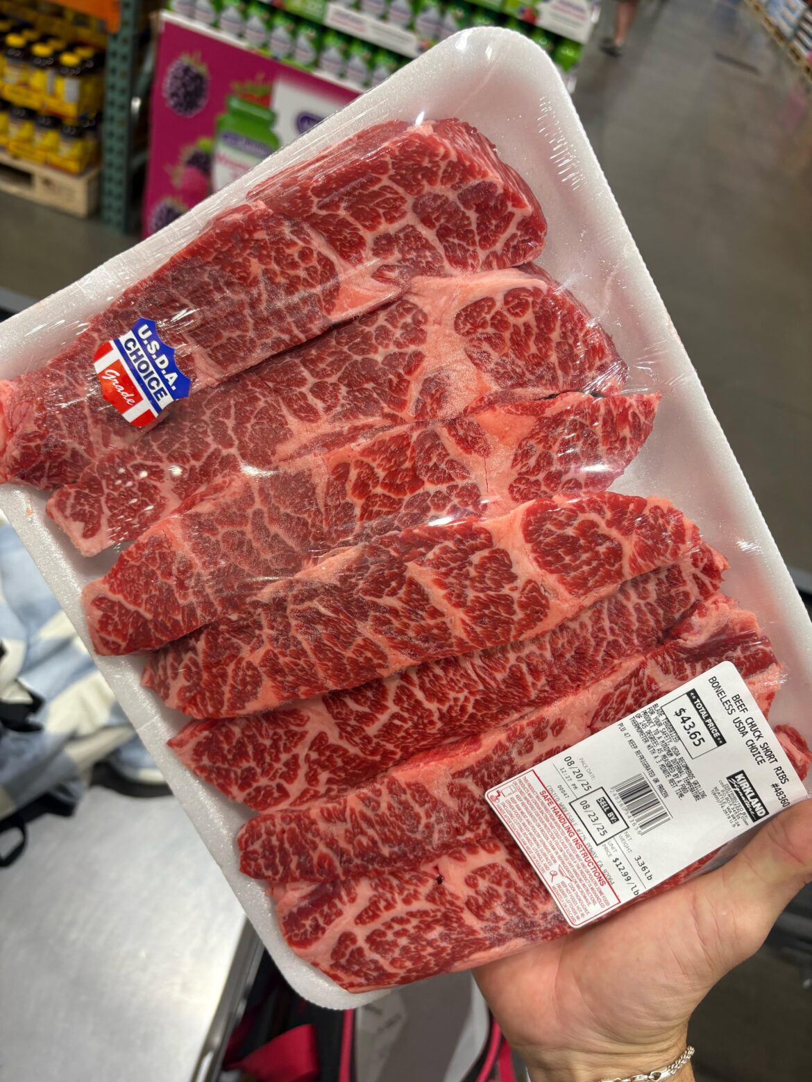 Hit the meat lottery at Costco today