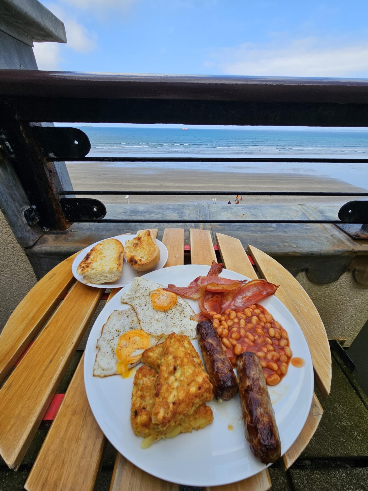 Fryup with a view