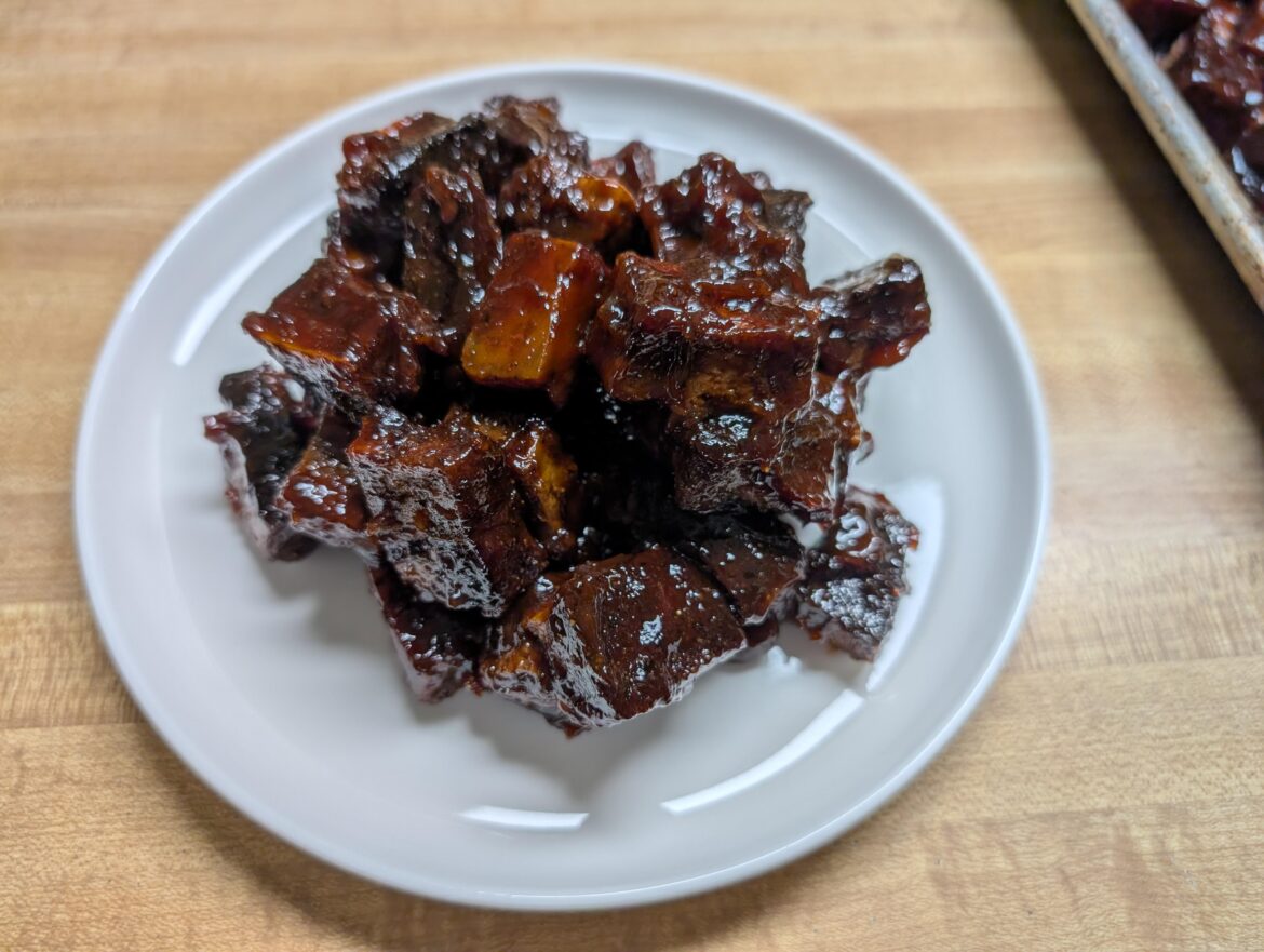 Tofu burnt ends!