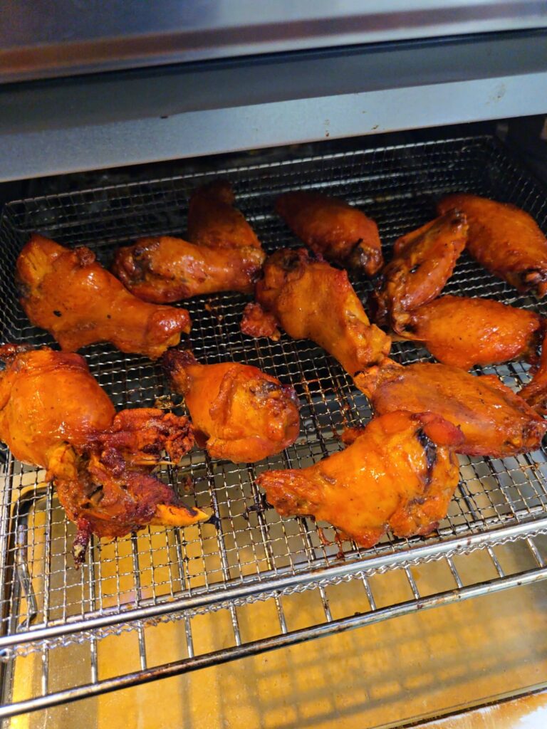 Marinated wings from the local Mexican grocer