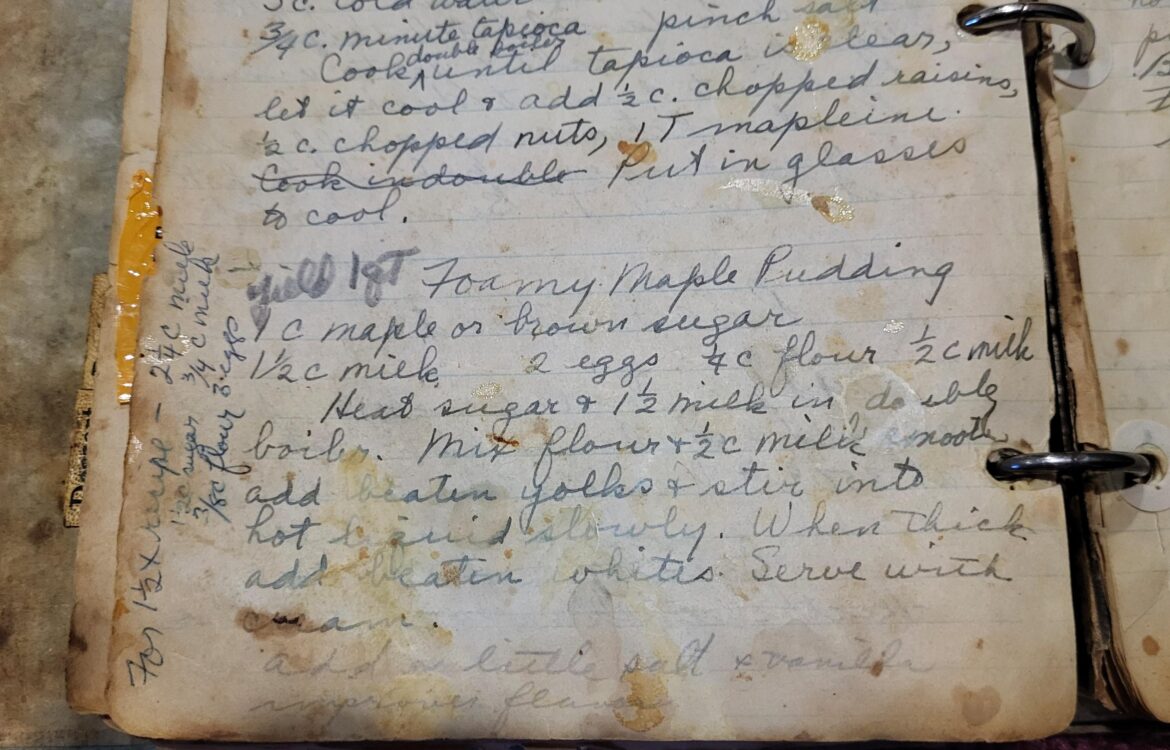 Foamy Maple Pudding Foamy Maple Pudding