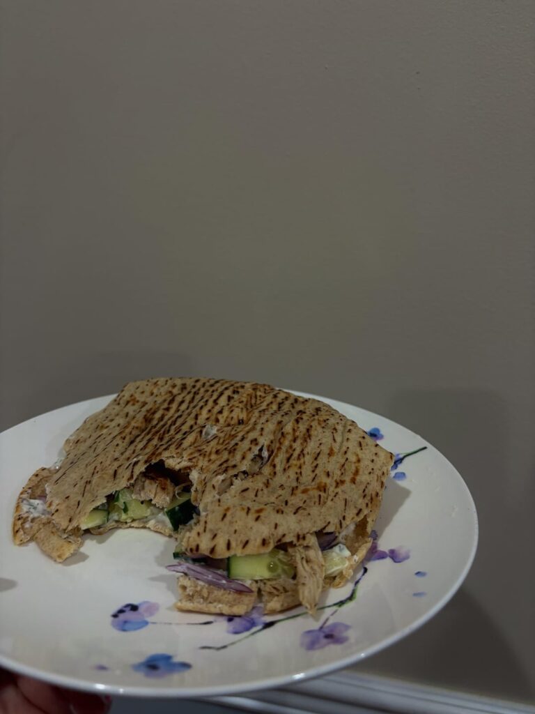Low cal/high protein delicious pita