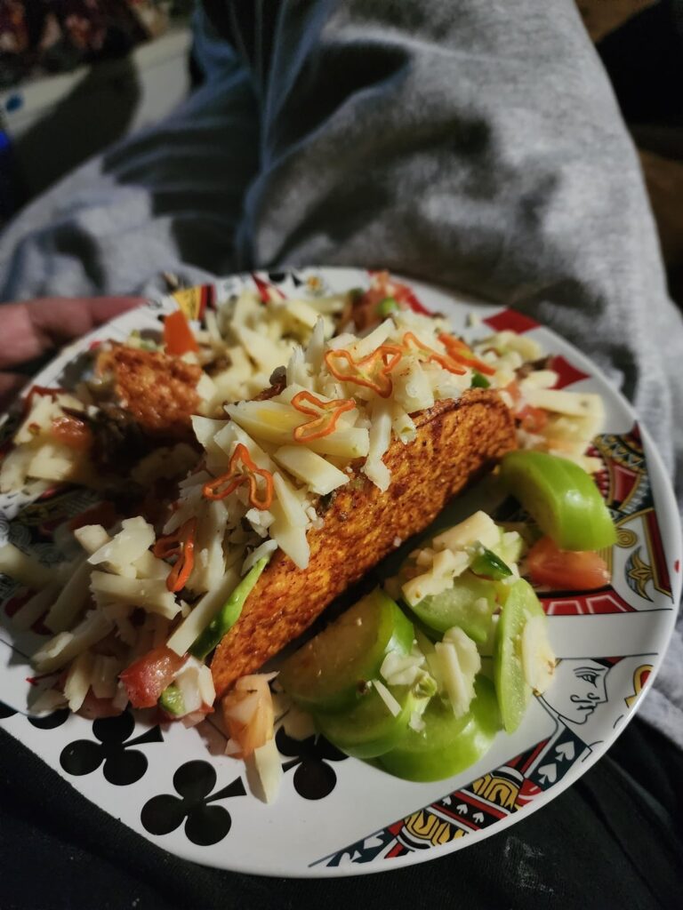 Harvested my first Ghost pepper! Might have been a bit early but it was delicious on tacos.