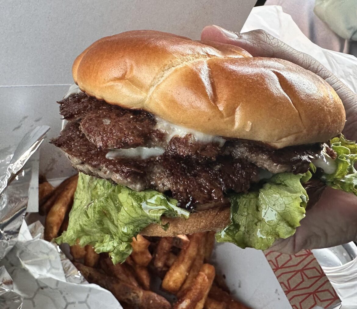 Had Denny's Double Cheeseburger today