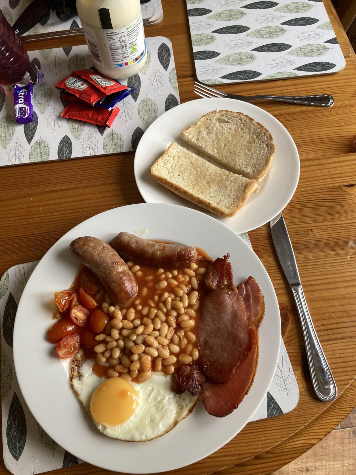 My birthday brekkie yesterday courtesy of my wife